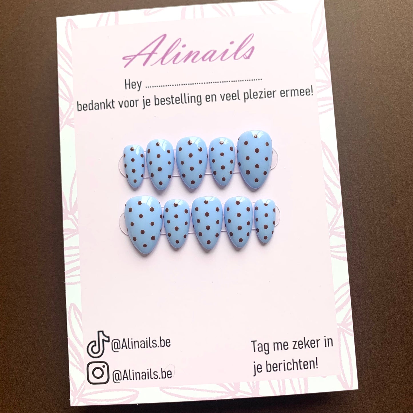 Dotted blue