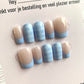 Plaided blue